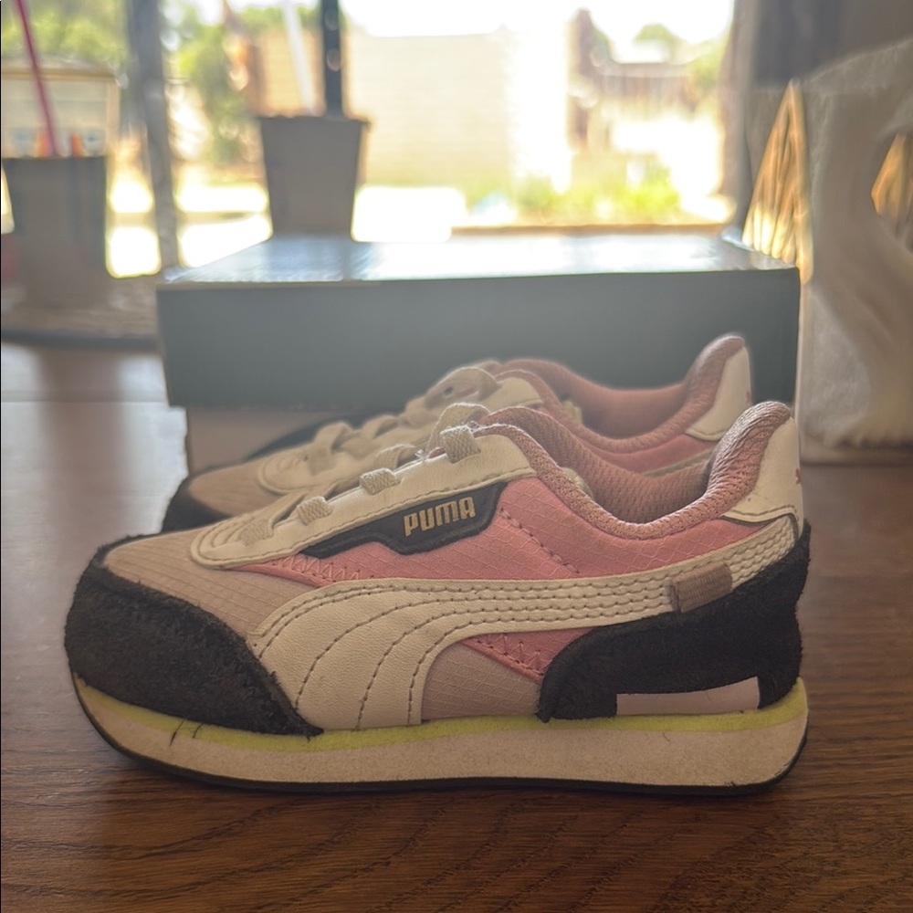 Puma Kids Shoes - Pink and Black